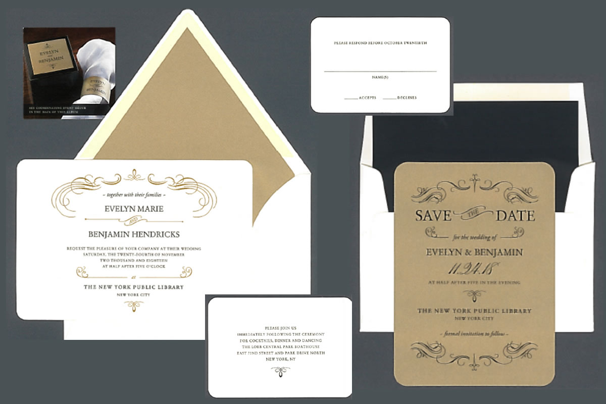 Checkerboard Wedding Fine Paperwork